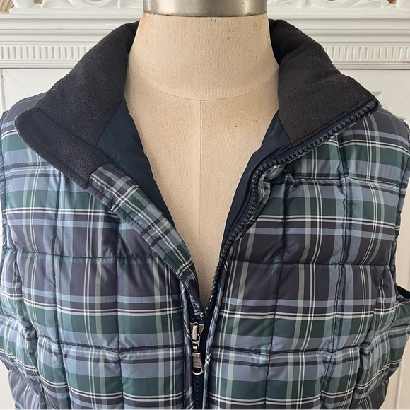 Eddie Bauer Plaid Goose Down Vest - Picture 5 of 15